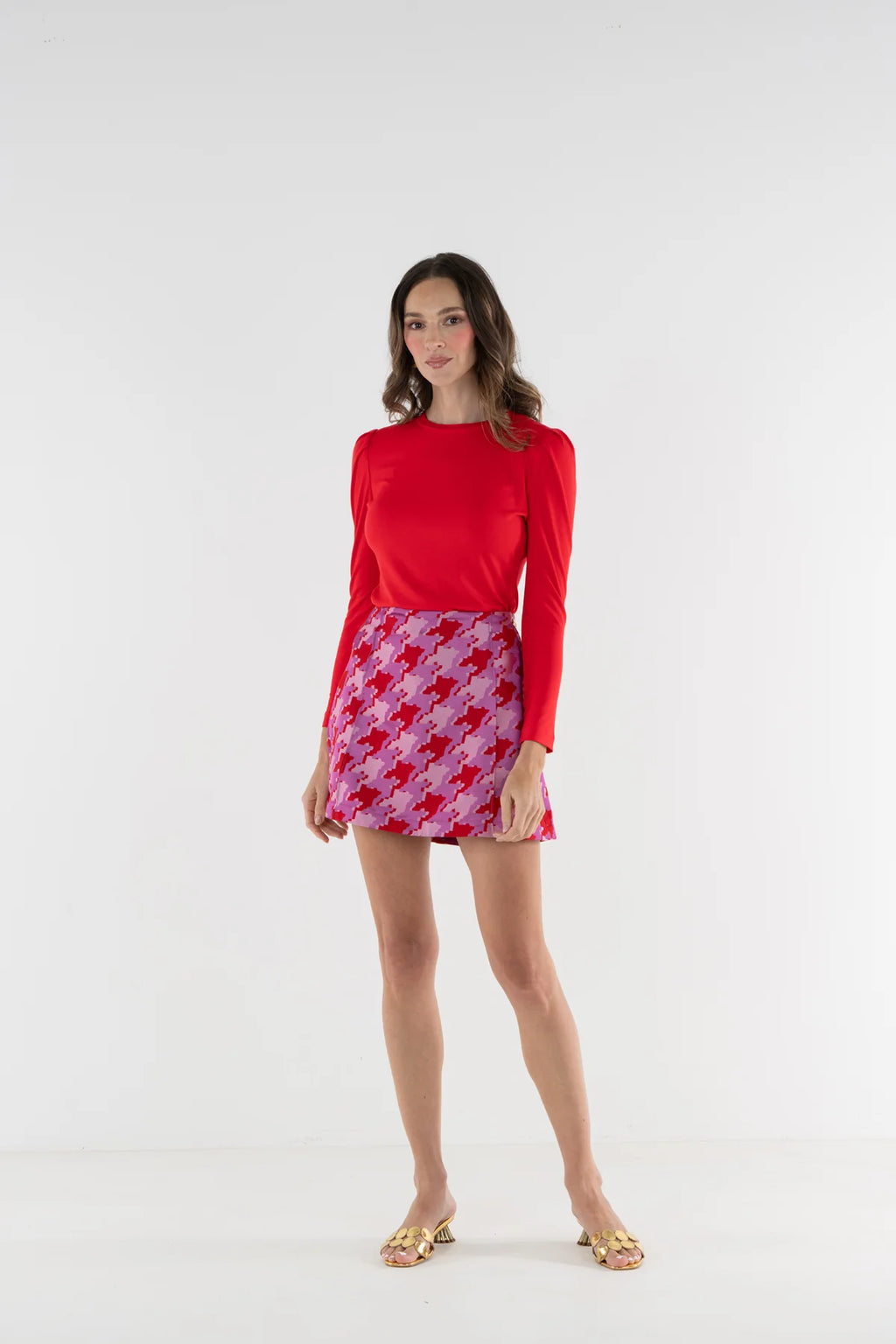 The Social Skirt- Pink/Purple