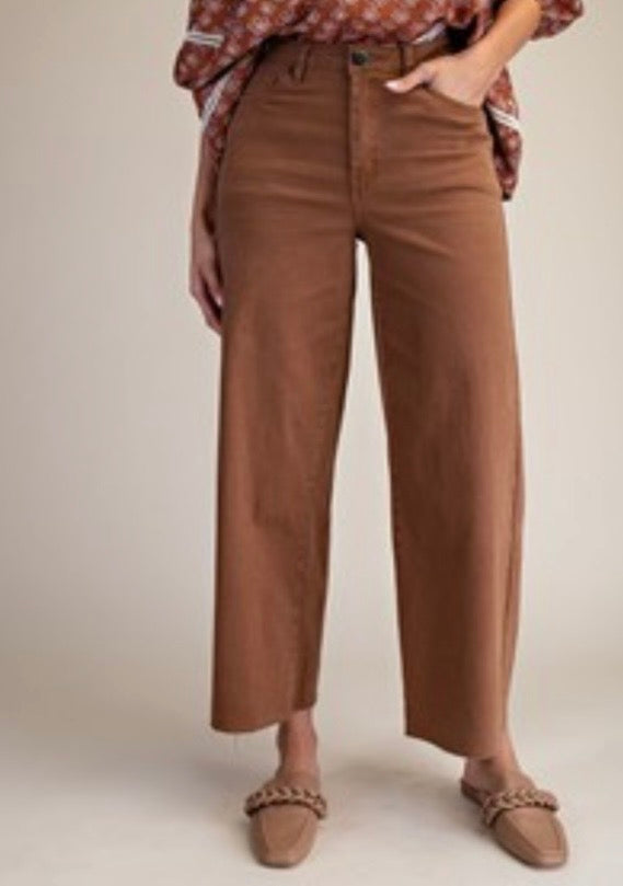 Soft Stretch Twill High Waisted Pants