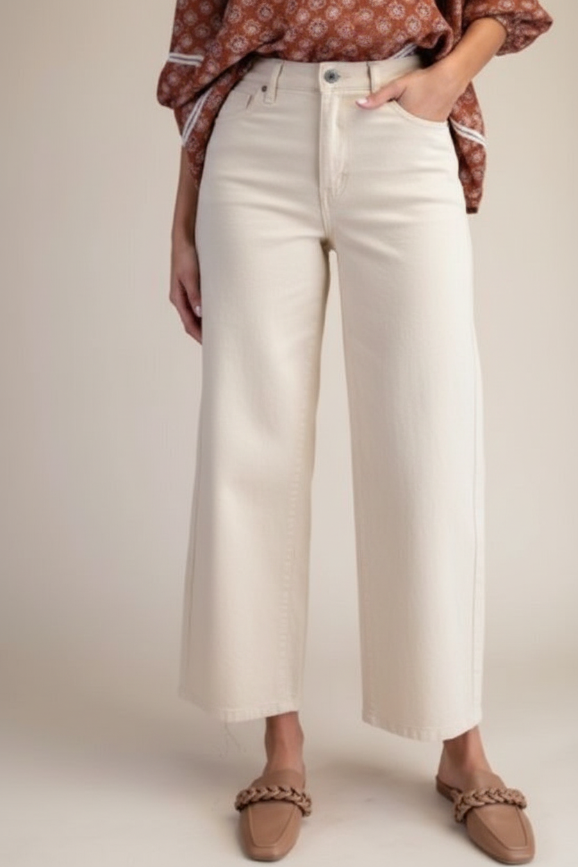 Soft Stretch Twill High Waisted Pants