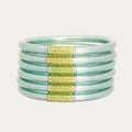 Mint All Weather Bangles (Set of 6)