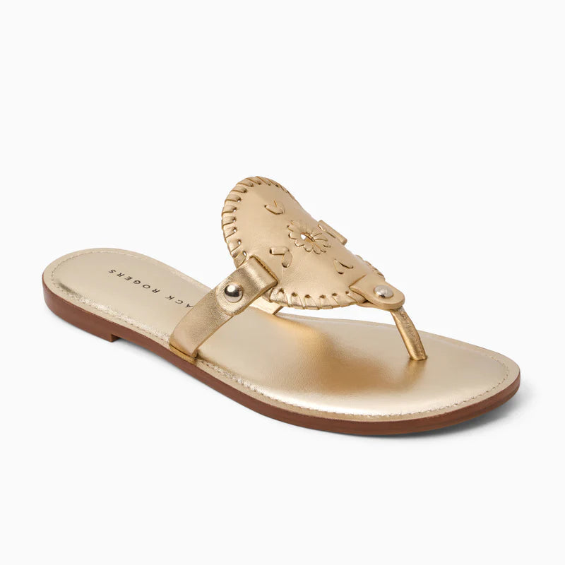 Collins Metallic Sandal- Platinum