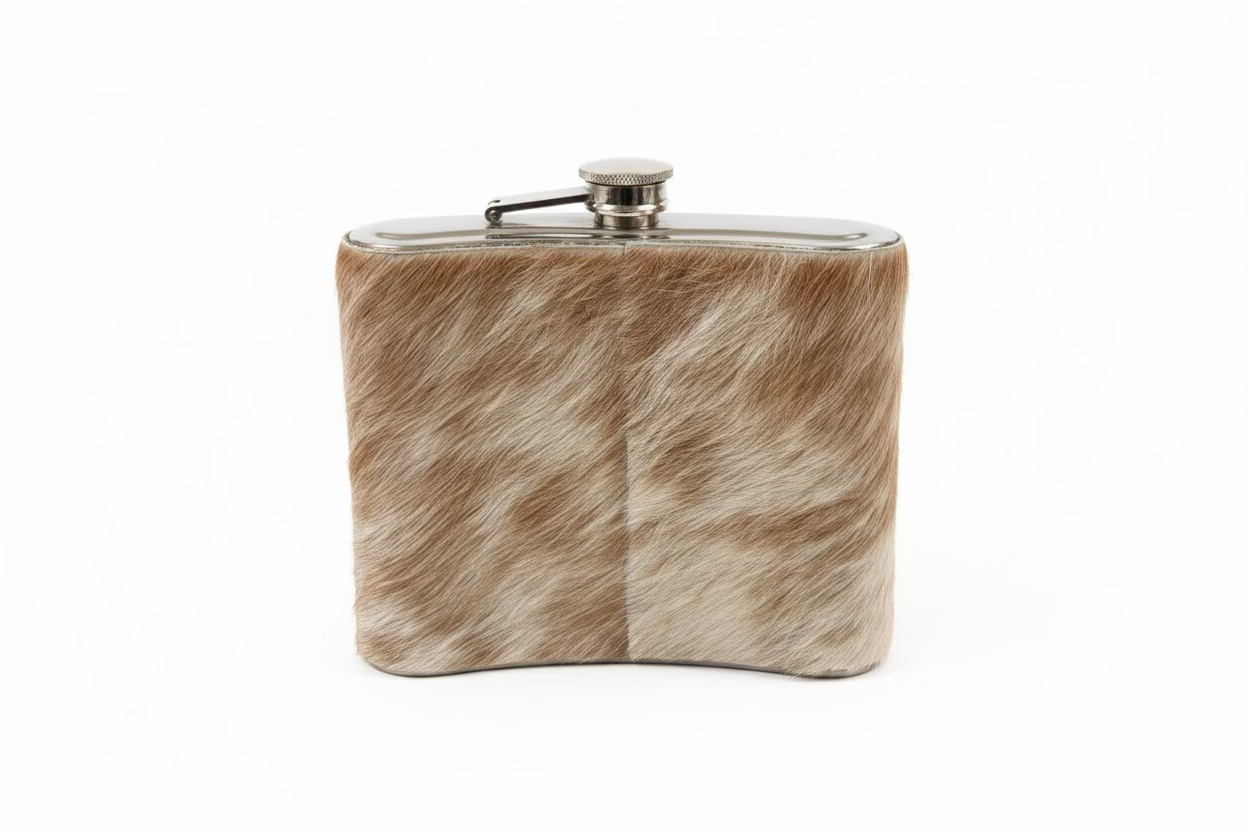 Cow Print Flask