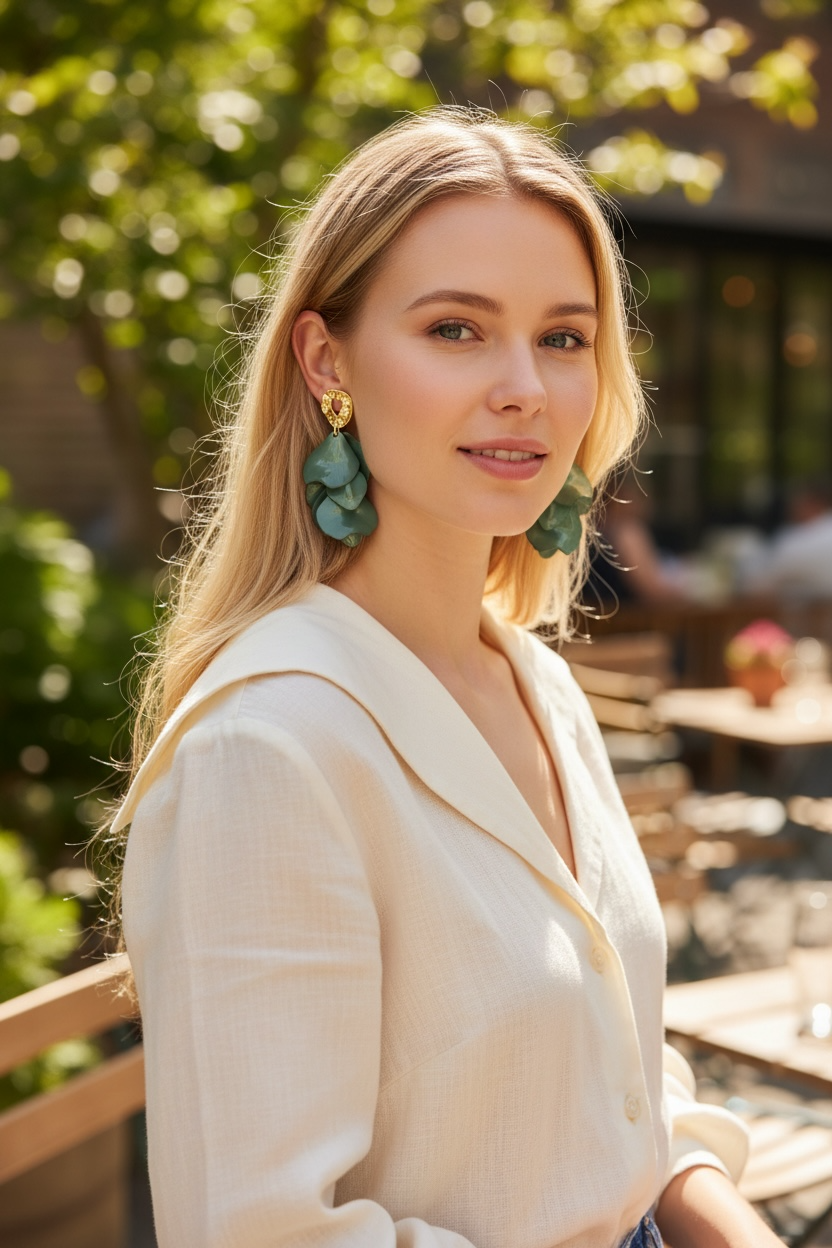 Flower Petal Earrings