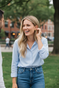 University of Tennessee T Stud Earrings