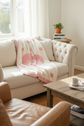 XOXO & Heart Throw Blanket