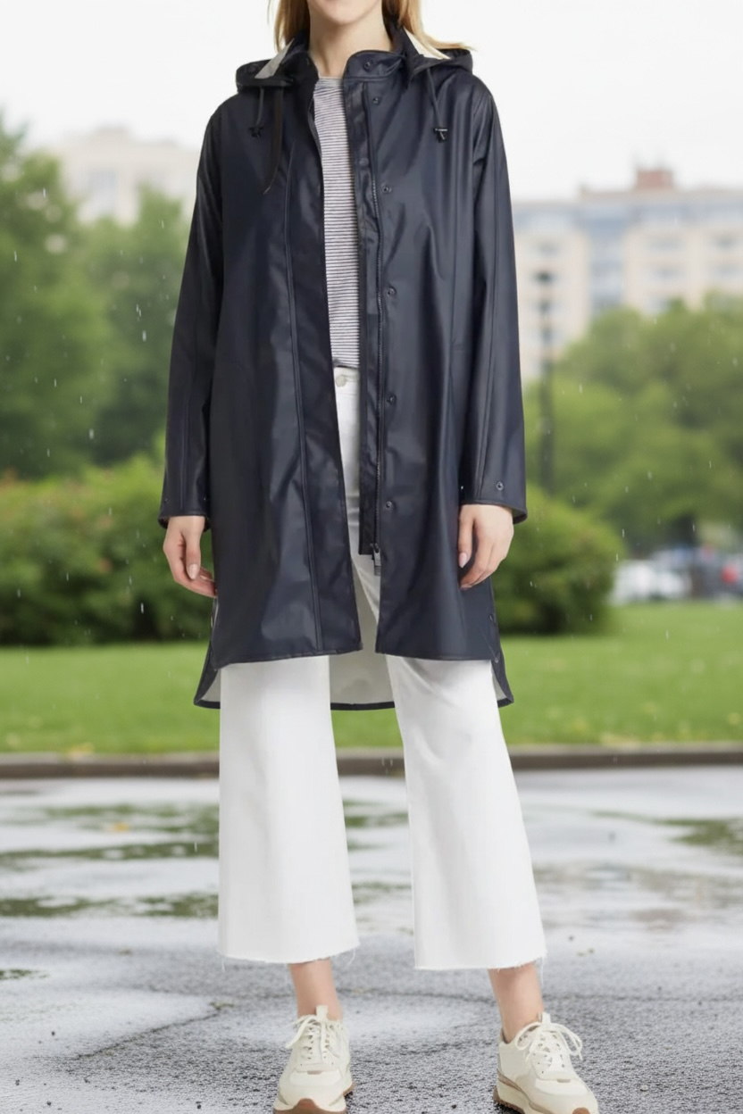 Raincoat- Dark Indigo