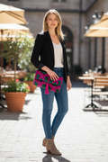 Silk Vlvet Ikat Clutch — Ayca Design