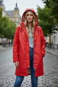Raincoat- Deep Red