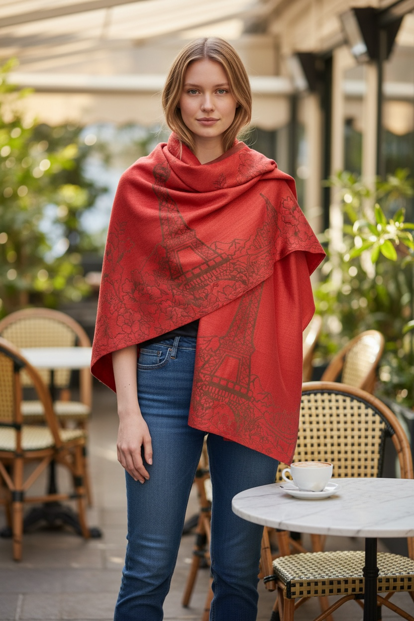 Assorted Silk Scarves From Paris