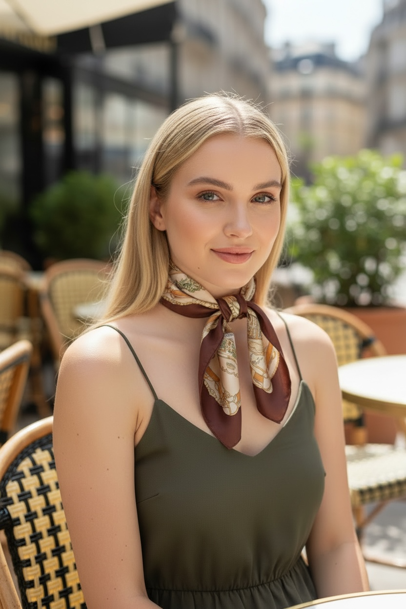 Assorted Silk Scarves From Paris
