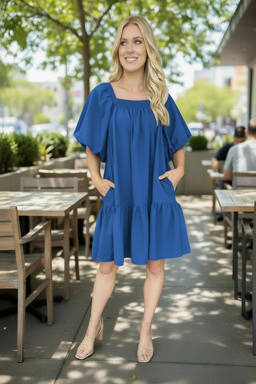 Puff Sleeve Dress