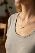 Mama Bear Necklace- Gold