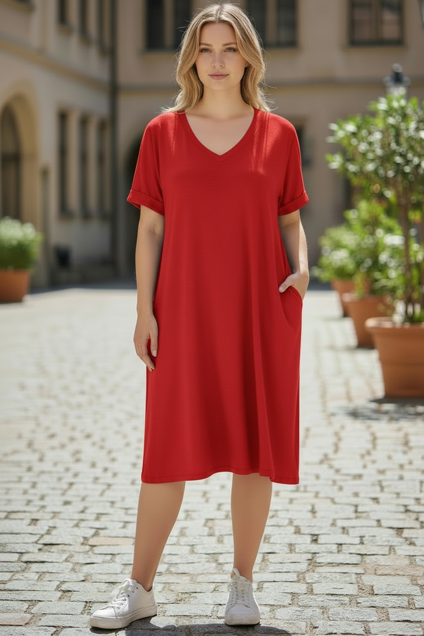 Plus Size Dress With Pockets