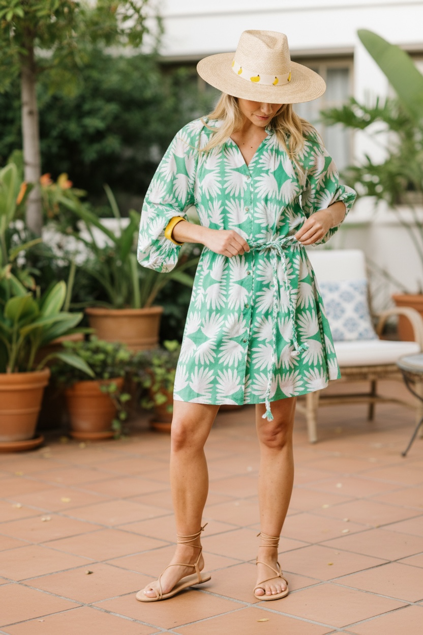 Viridian Tile Pippa Dress