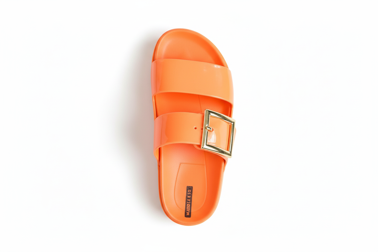 Ghost Metal Sandal- Orange/Gold