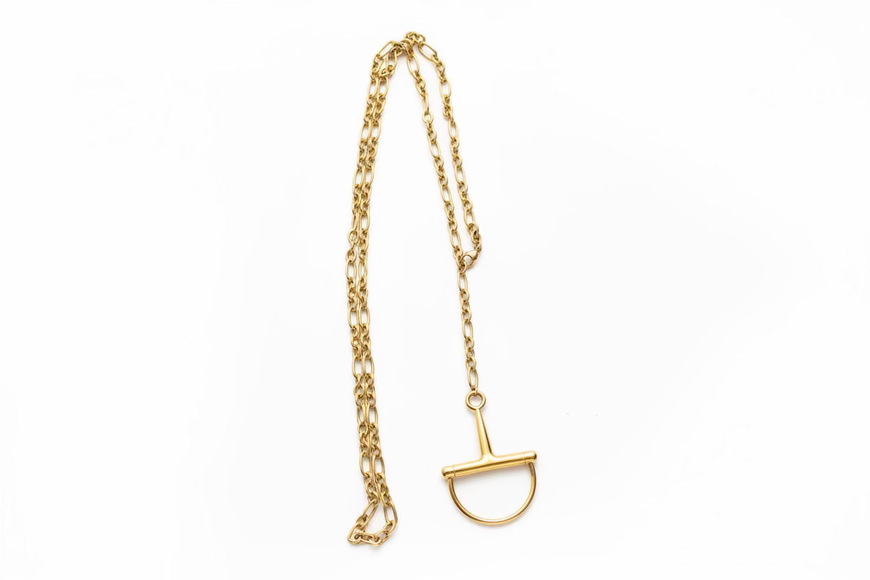 Large Horsebit Necklace