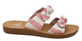 Take A bow- Red Natural Stripe