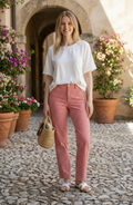 Gingham Pants- Red