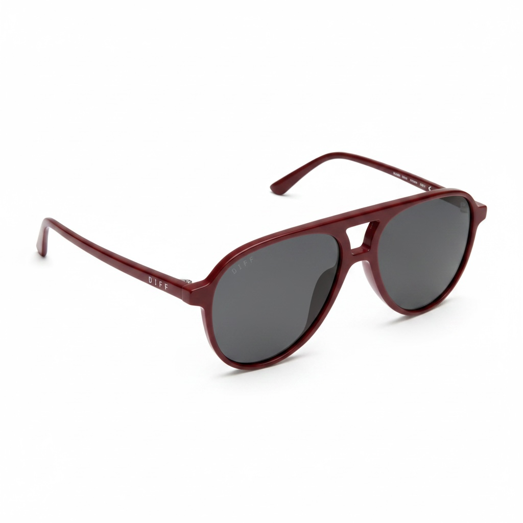 Tosca II Aviator Sunglasses- Red Burgundy