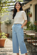Scallop Pocket Pants