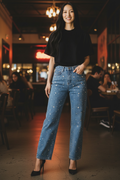 Harley Crystal Denim Jeans