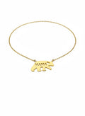 Mama Bear Necklace- Gold