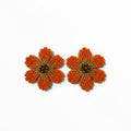 Beaded Flower Earrings