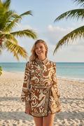 Coastal Woven Shirt- Brown