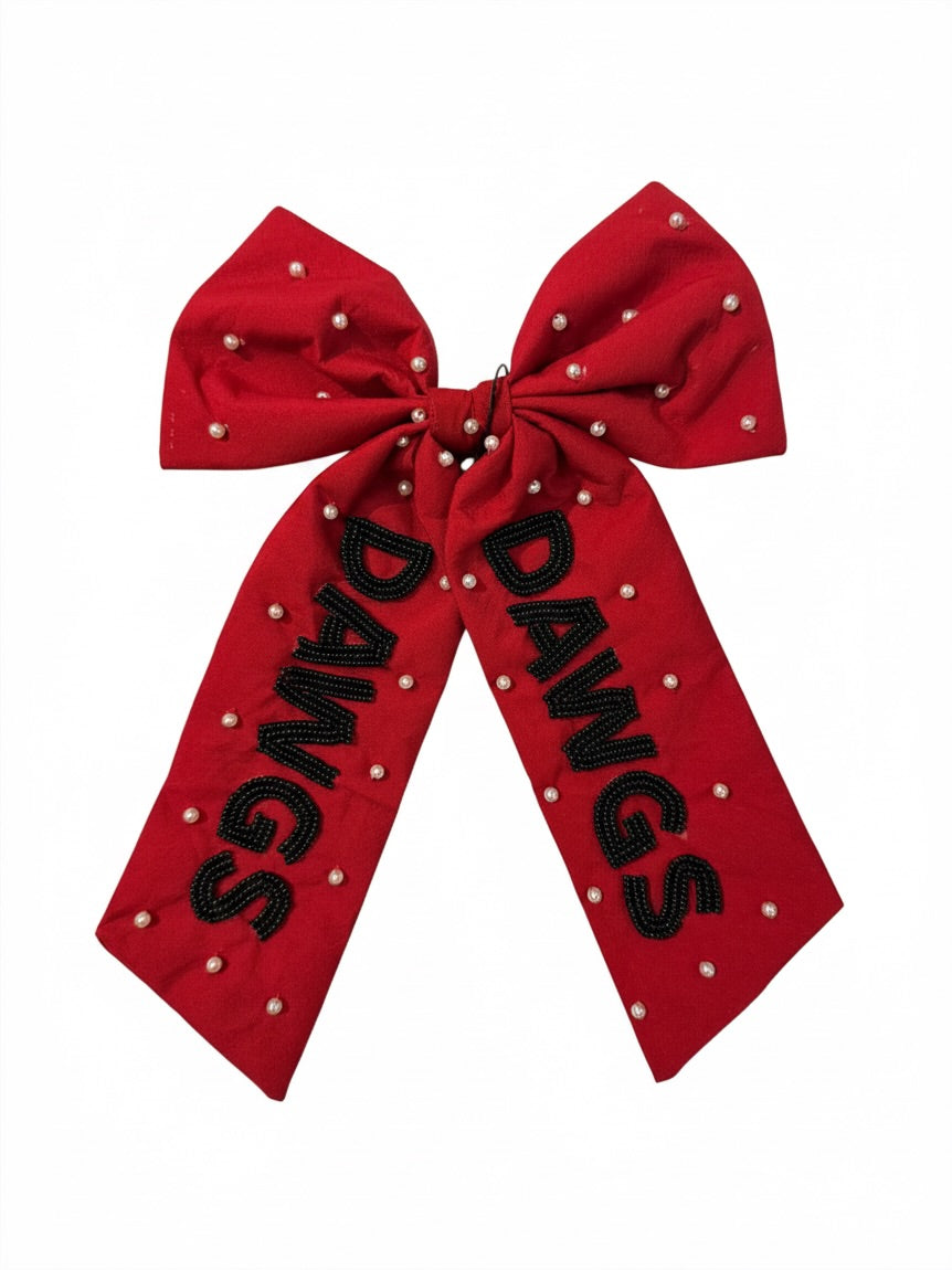 Beaded Hair Bows