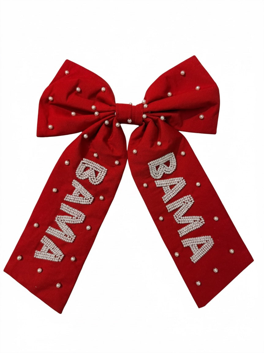 Beaded Hair Bows