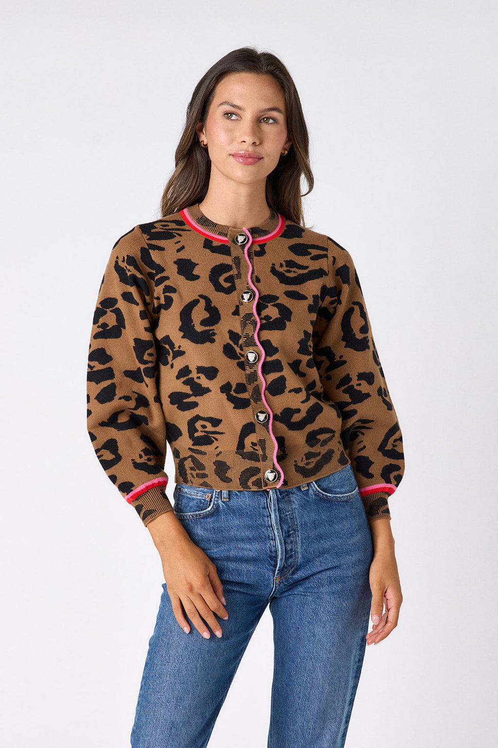 Colson Cardigan- Leopard