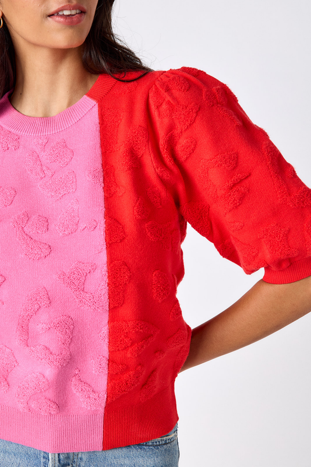 Smith Sweater- Red/Pink