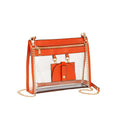 Clear Gameday Crossbody Bag With Sunglasses Holder