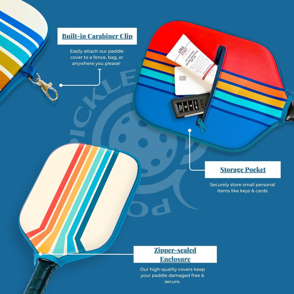 Pickleball Paddle Cover with Storage
Pocket - Classic Dink