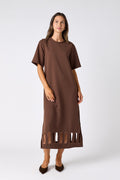 Greyson Dress- Brown