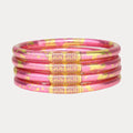 Rose & Gold All Weather Bangles (Set of 4)