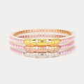 Petal Pink All Weather Bangles (Set of 3)