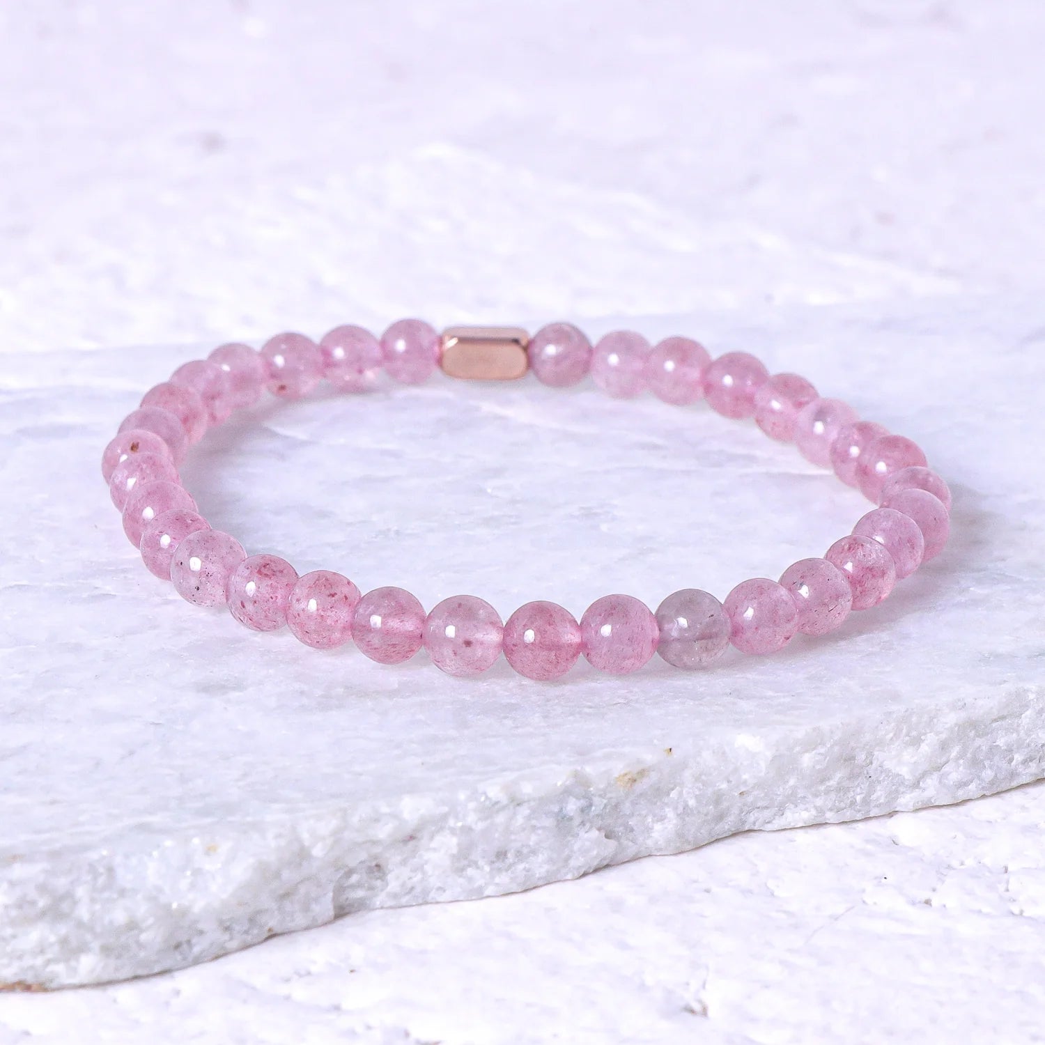 Pink Quartz Bracelet