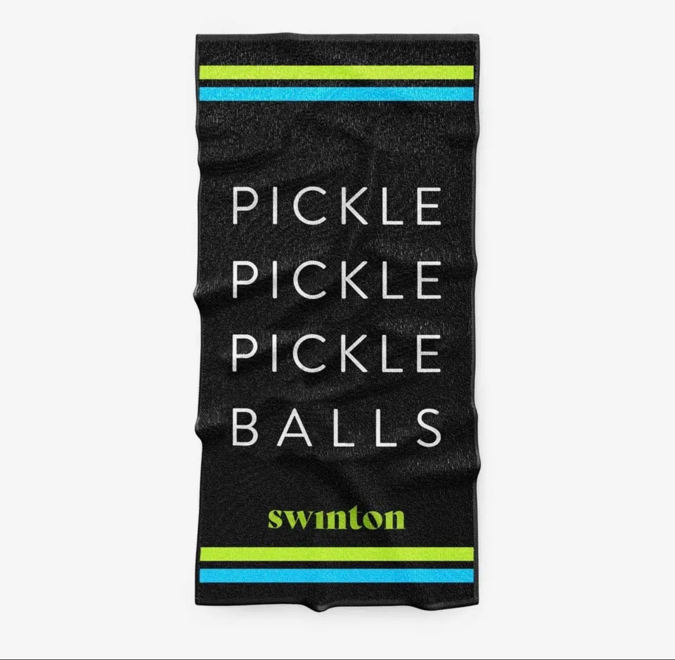 Swinton-Pickleball Sports Towel-Black
