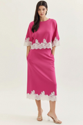 Lace Trimmed Two Piece Sets