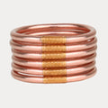 Rose Gold All Weather Bangles (Set of 6)