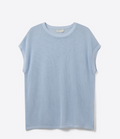 Grid Knit Sweater- Blue