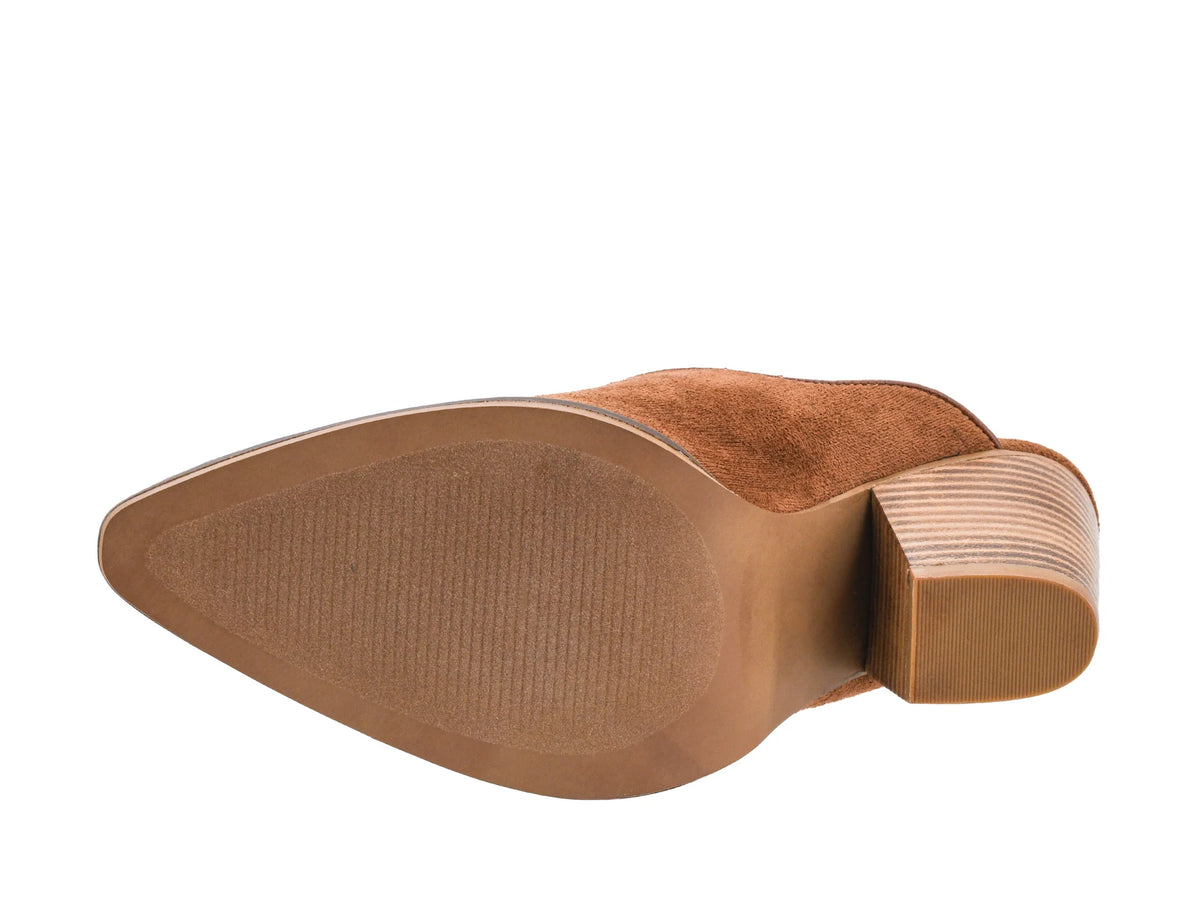 Tell It To The Judge- Tobacco Faux Suede