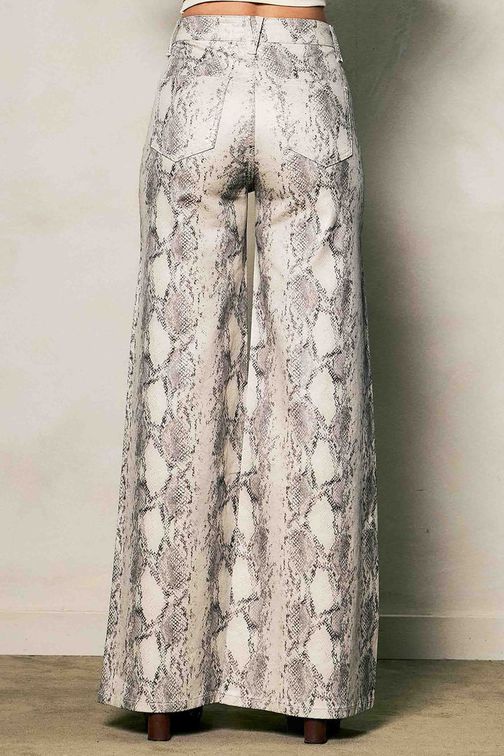 Python Print Wide Leg Jeans