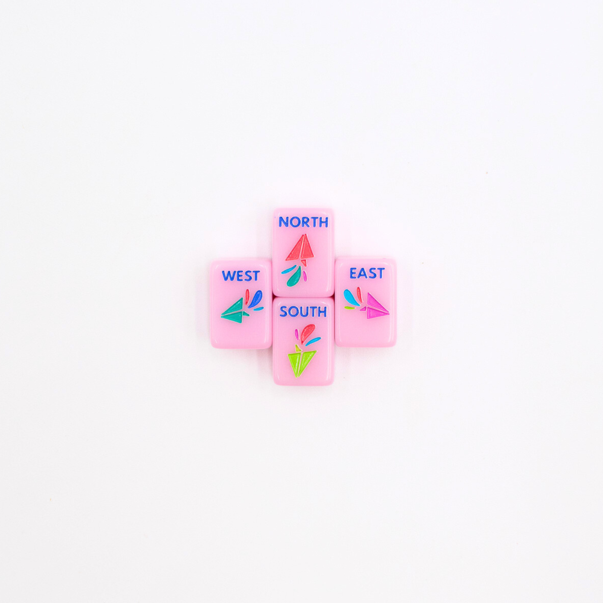 Mini Travel Mahjong Set- Pink