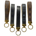 Upcycled LV Key Fob Keychains