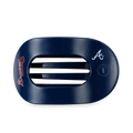 Flat Round Hair Clip | Large | Atlanta Braves