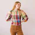 Harbor Plaid Hali Top