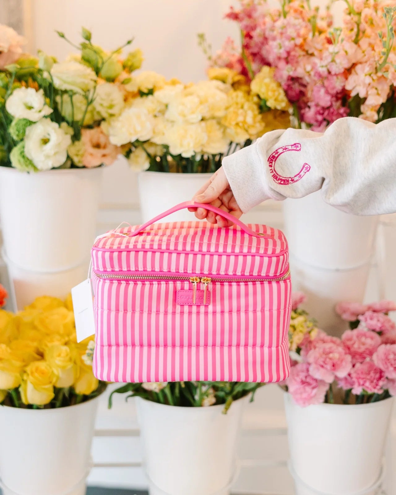 Jenna Palek Makeup Bag- Pink