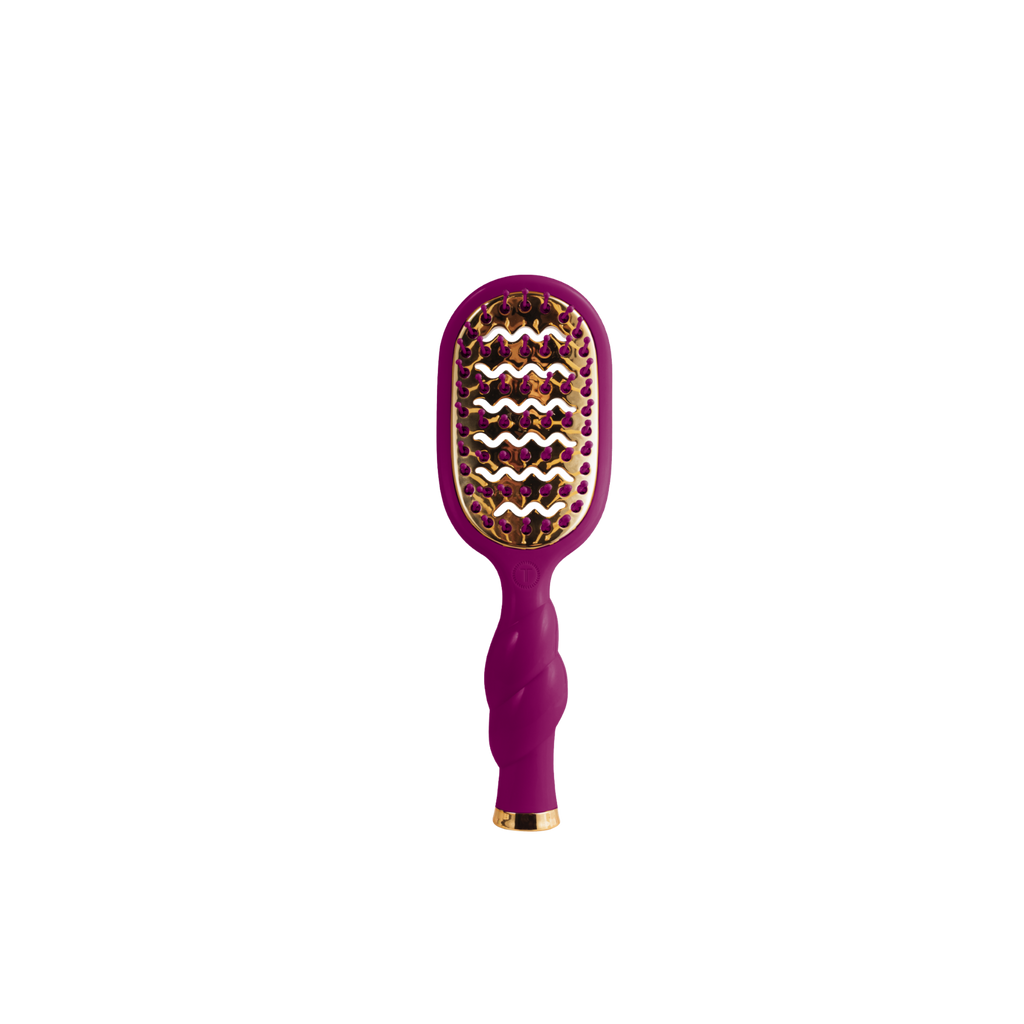 Mini Vented Hair Brush- Mulberry